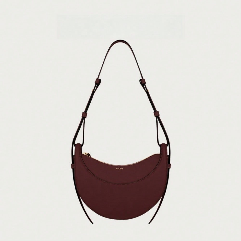 Women's Crescent Saddle Bag French Retro Half Circle Shoulder Underarm Tote Handbag Messenger Crossbody Bag Elegant Minimalist Style
