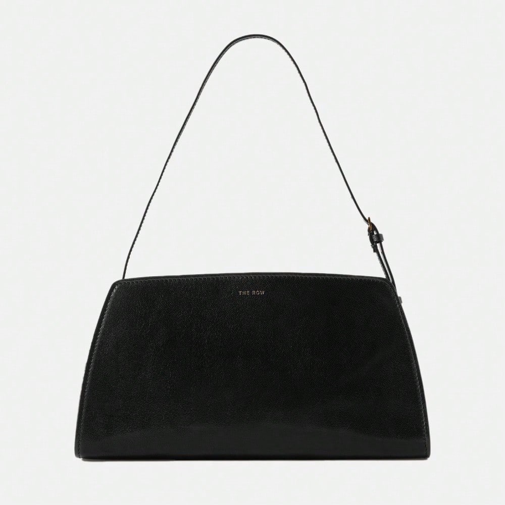 Women's Retro Baguette Shoulder Bag Cowhide Leather Minimalist Underarm Tote Handbag European American Fashion Daily Casual Work Purse