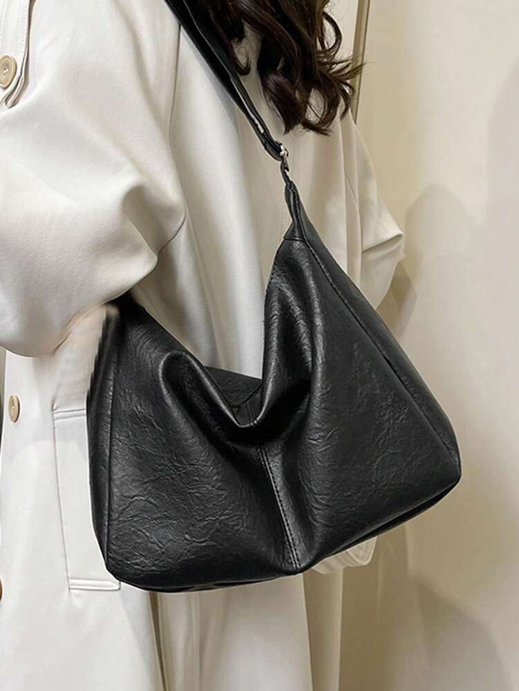 Women's Retro Vintage Crossbody Bag Korean Fashion Large Capacity Tote Shoulder Handbag Casual Daily Teacher Mom Bridesmaid Gift