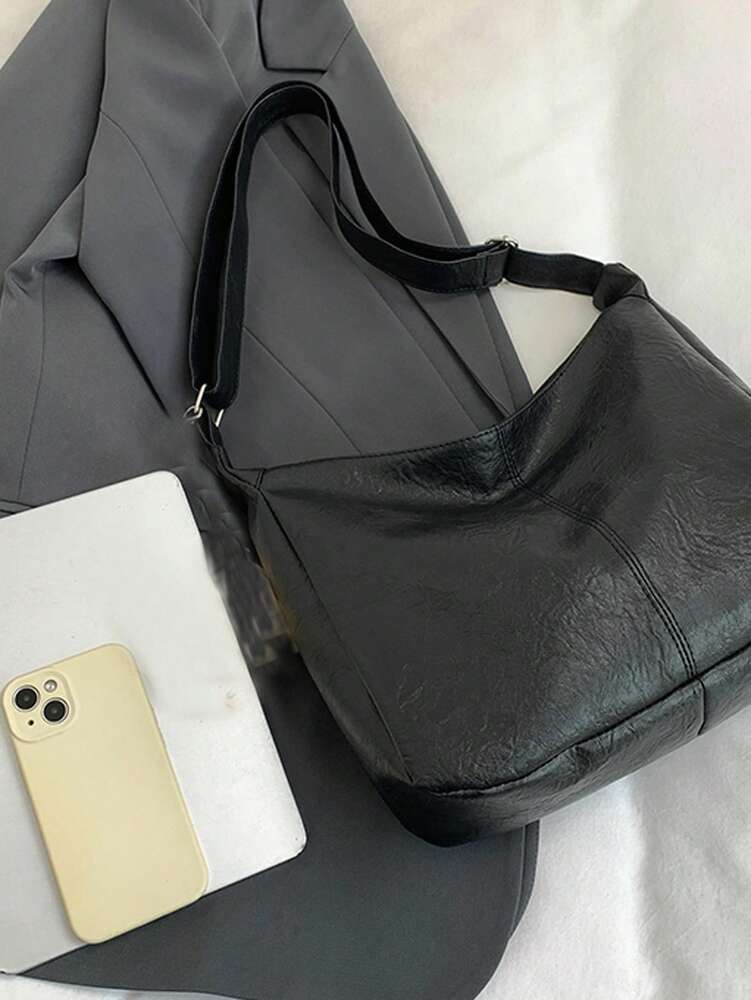 Women's Retro Vintage Crossbody Bag Korean Fashion Large Capacity Tote Shoulder Handbag Casual Daily Teacher Mom Bridesmaid Gift